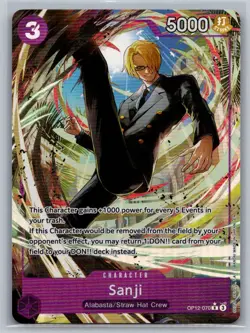 One Piece Sanji (070) (Alternate Art) Legacy of the Master NM - Image 1