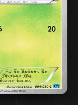 Pineco 004/080 Unlimited NM Wild Blaze Japanese Pokemon Card TCG - Image 3