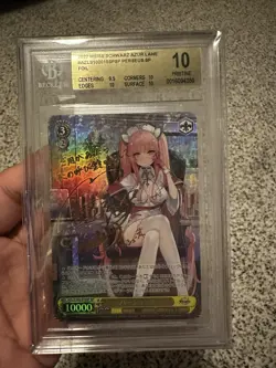 BGS 10 Weiss Schwarz Azur Lane Perseus AZL/S102-010SP SP Foil Card Game JAPANESE - Image 1