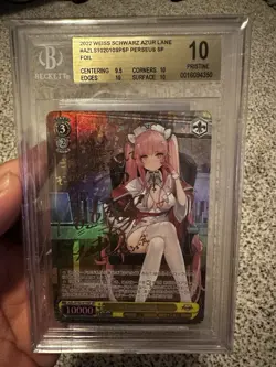 BGS 10 Weiss Schwarz Azur Lane Perseus AZL/S102-010SP SP Foil Card Game JAPANESE - Image 2