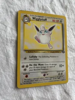 LP Wigglytuff 32/64 Non Holo Jungle Set Rare Pokemon Card WOTC Vintage TCG - Image 2