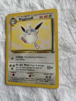 LP Wigglytuff 32/64 Non Holo Jungle Set Rare Pokemon Card WOTC Vintage TCG - Image 3