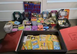 Pokemon Card Lot Mixed English & Non-English: Modern/Vintage Damaged-MP Pokemon - Image 1