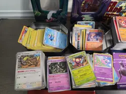 Pokemon Card Lot Mixed English & Non-English: Modern/Vintage Damaged-MP Pokemon - Image 3