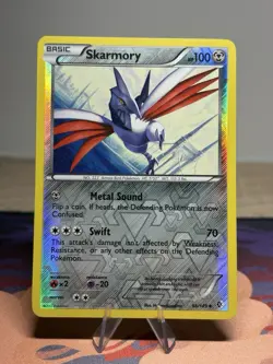 Skarmory 96/149 Boundaries Crossed Reverse Holo Pokemon Card LP NM - Image 1