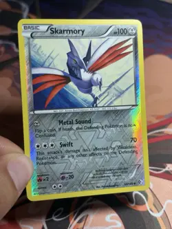 Skarmory 96/149 Boundaries Crossed Reverse Holo Pokemon Card LP NM - Image 3