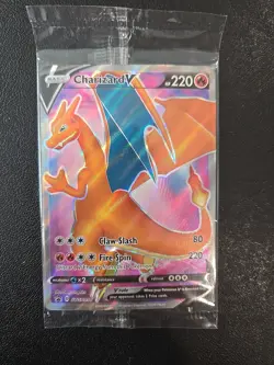 Pokemon Champions Path Charizard V SWSH050 Promo Full Art Card Sealed - Image 1