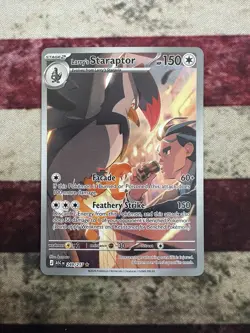 Larry's Staraptor 249/217 Sv: Scarlet & Violet Full Art Rare Pokemon Card TCG NM - Image 1