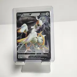 Arceus V - 122/172 - Pokemon Brilliant Stars Sword & Shield METAL Card NM - Image 1