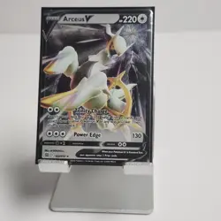 Arceus V - 122/172 - Pokemon Brilliant Stars Sword & Shield METAL Card NM - Image 2