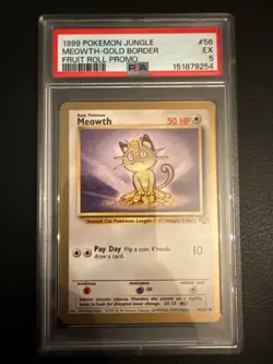 Meowth - (Gold Bordered Promo) 56/64 Miscellaneous Cards & Products Regular - Image 1