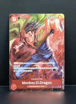 One Piece Monkey D Dragon OP07-015 English Card Game Alternate Alt Art Near Mint - Image 1