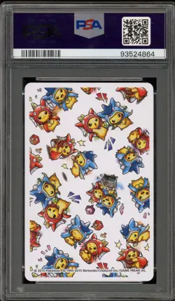 Pokemon Pretend Magikarp/Gyarados Pikachu Playing Cards Ace of Spades PSA 10 - Image 2