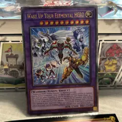 Wake Up Your Elemental Hero Quarter Century Secret Rare Card MP24-EN018 - Image 2