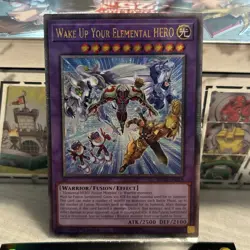 Wake Up Your Elemental Hero Quarter Century Secret Rare Card MP24-EN018 - Image 3