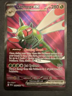 Yanmega EX 206/182 Destined Rivals Full Art Ultra Rare Holo Pokemon TCG Card NM - Image 1