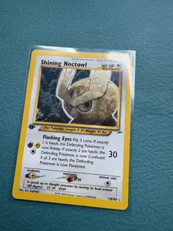 Shining Noctowl 110/105 Neo Destiny Holo 1st Edition Card - Image 1