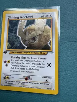 Shining Noctowl 110/105 Neo Destiny Holo 1st Edition Card - Image 2