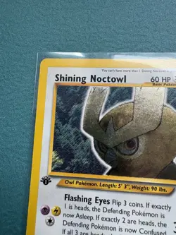 Shining Noctowl 110/105 Neo Destiny Holo 1st Edition Card - Image 4