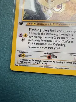 Shining Noctowl 110/105 Neo Destiny Holo 1st Edition Card - Image 5