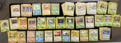 Jungle Pokemon Vintage 95 Card Lot - LP to Damaged - Pikachu Vaporeon Holo - Image 1