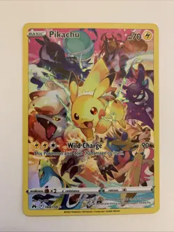 Pokemon TCG Pikachu 160/159 Crown Zenith Secret Rare Full Art Holo Card - NM - Image 2