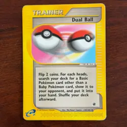 Dual Ball 139/165 Uncommon Expedition Pokemon Card DMG - Image 1