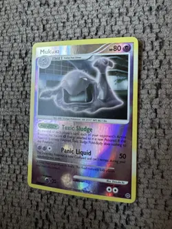 2007 Pokemon D&P Secret Wonders 56/132 Muk Reverse Holo Rare MINT card Vintage - Image 2