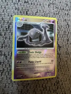 2007 Pokemon D&P Secret Wonders 56/132 Muk Reverse Holo Rare MINT card Vintage - Image 3