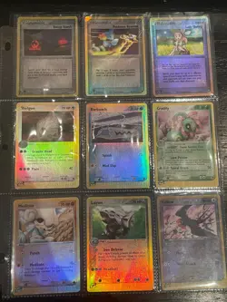 Pokemon Card Lot 9 Vintage E-Reader Holos 🔥LP - HP 2003 Reverse & Cosmos - Image 1