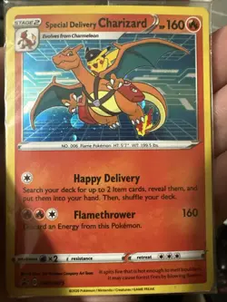 Special Delivery Charizard SWSH075 SWSH: Sword & Shield Promo Cards Holo - Image 1