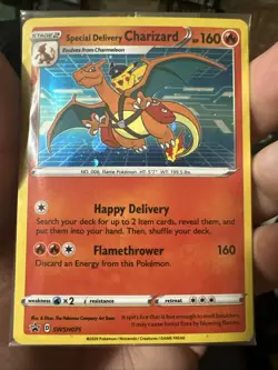Special Delivery Charizard SWSH075 SWSH: Sword & Shield Promo Cards Holo - Image 2