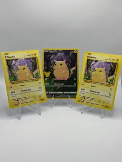 Pikachu Card Lot 005/025 Celebrations Holo and 35/108 XY Evolutions - All NM - Image 1