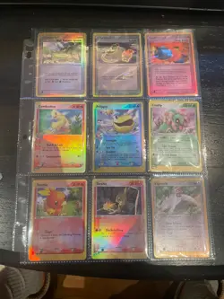 Pokemon Card Lot 9 Vintage E-Reader Holos 🔥LP - HP 2003 Reverse & Cosmos - Image 1