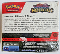 POKEMON TCG SCARLET & VIOLET TWIGHLIGHT MASQUERADE SEALED BOOSTER BOX 36 PACKS - Image 3