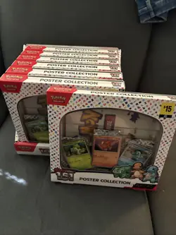 Pokemon TCG 151 Poster Collection Box Sealed, Lot Of 7 - Image 1