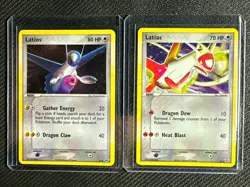 Pokemon Latias & Latios Holo (HP / Swirl) EX Trainer Kit #4/10 & #2/10 - Image 1