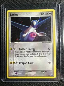 Pokemon Latias & Latios Holo (HP / Swirl) EX Trainer Kit #4/10 & #2/10 - Image 2