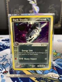 Pokemon Cad EX Team Rocket Returns Dark Steelix 64/109 Non Reverse Holo - Image 1
