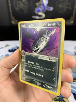 Pokemon Cad EX Team Rocket Returns Dark Steelix 64/109 Non Reverse Holo - Image 3