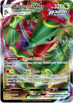 Rayquaza Vmax - Ultra Rare - 102/159 - Crown Zenith - Pokemon English NM - Image 1