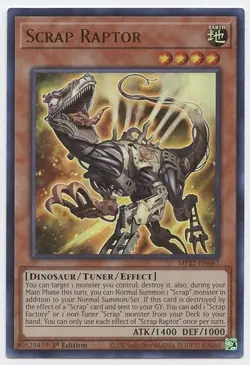 YuGiOh! - Scrap Raptor - MP22-EN067 - Ultra Rare - 1st Ed - NM/M - Image 1