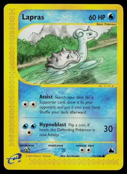 Pokemon Card - Lapras Skyridge 71/144 Common - Image 1