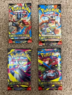 Pokemon TCG Mega Evolution Booster Packs 4x10 Cards- New/ Unopened - Image 2