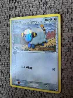 2006 Pokemon EX Dragon Frontiers #54 Mareep Reverse Holo LP Rare Card STAMPED - Image 2