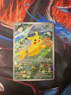 Pokemon Pikachu Full Art Holo Promo SV-P 088/SV-P 70 HP English Card - Image 2
