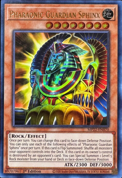 YuGiOh! - Pharaonic Guardian Sphinx - MP22-EN070 - Ultra Rare - 1st Ed - NM/M - Image 1