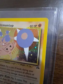 Pokemon TCG Hitmontop Neo Discovery Holo Rare Card 3/75 - Image 5