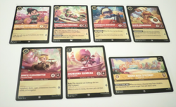 Disney Lorcana Theme Lot - Wreck It Ralph Racers Theme Lot of 7 Cards - Image 1
