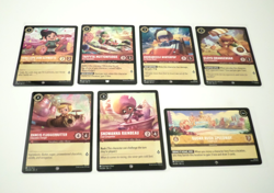 Disney Lorcana Theme Lot - Wreck It Ralph Racers Theme Lot of 7 Cards - Image 2